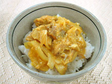 カレー親子丼