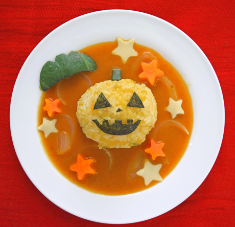 ハロウィンデコカレー