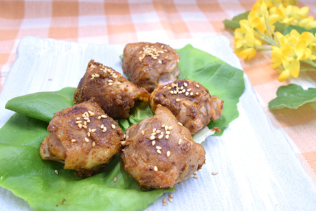 カレー肉巻きおにぎり